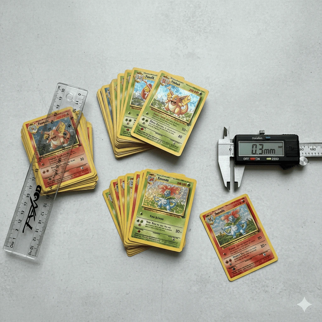 Is Pokemon Card Stock A35 Thick Standard?